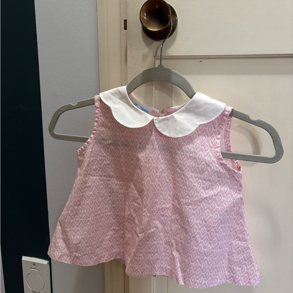 Pink and White Kids Blouse